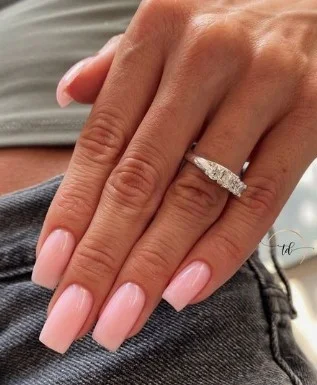 nail Art Nude Rosé