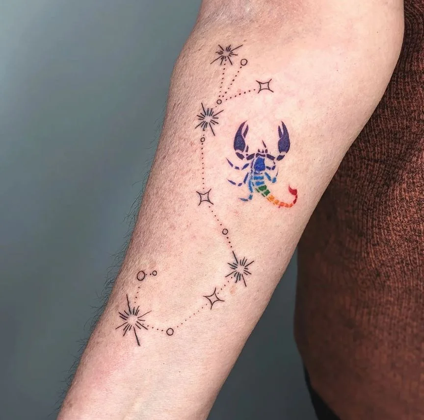 Tatouage signe astrologique scorpion 30 idées et inspirations