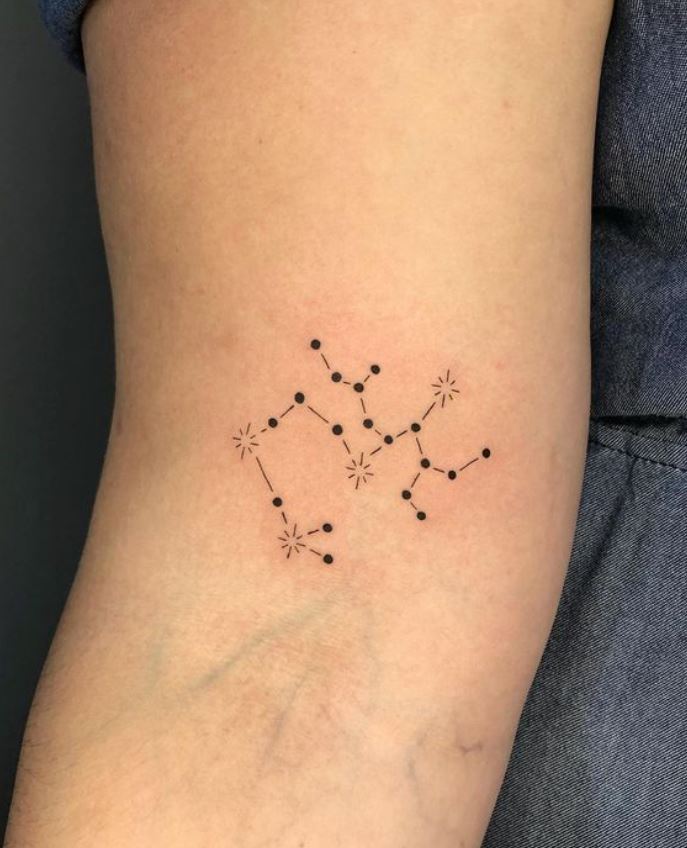  Tatouage Signe Astrologique Sagittaire Constellation