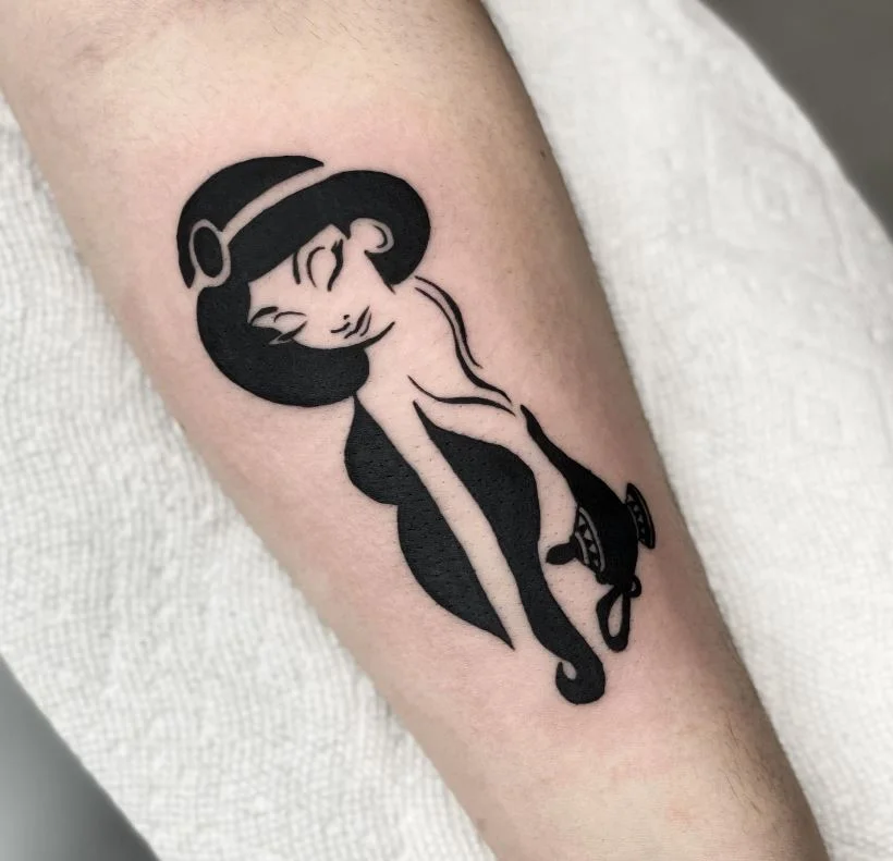Tatouage Disney Jasmine