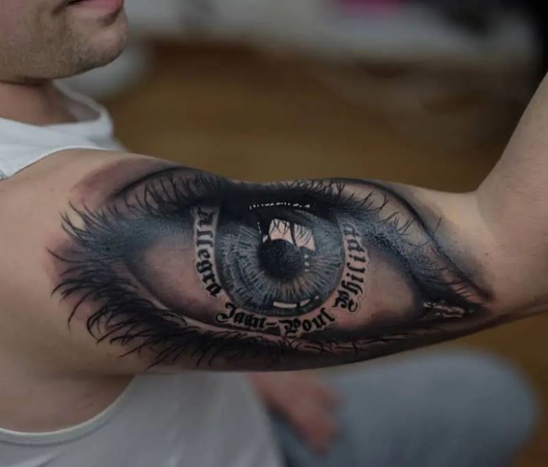 tatouage réaliste Oeil 
