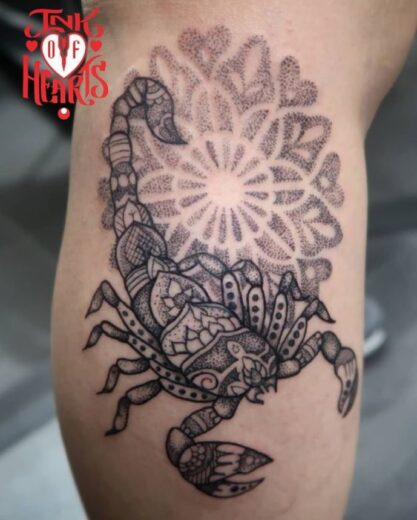 Tatouage Scorpion Mandala