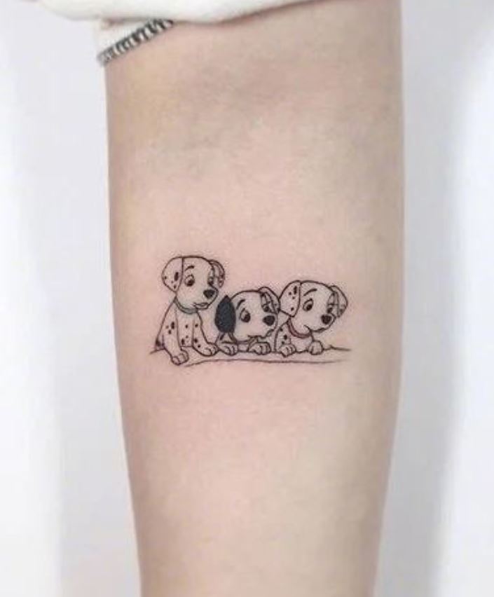 Tatouage Disney Les 101 Dalmatiens 