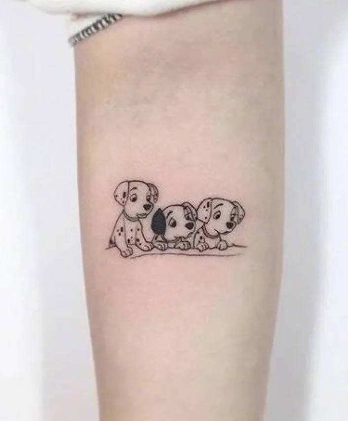 Tatouage Disney Les 101 Dalmatiens