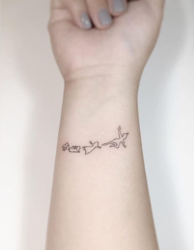 Tatouage Discret Disney Peter Pan 