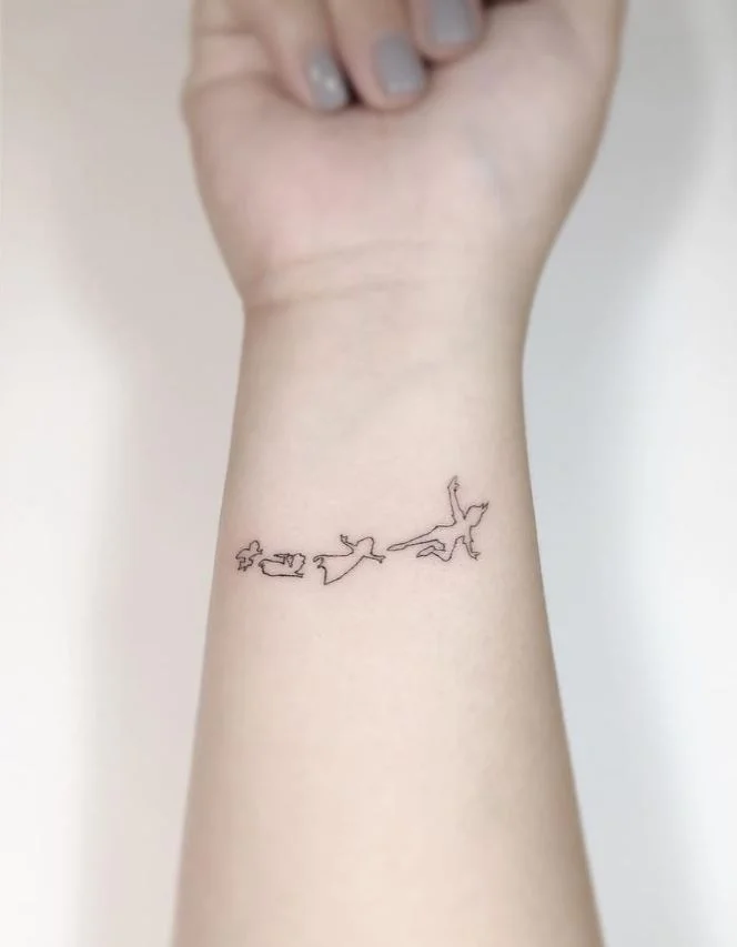Tatouage Discret Disney Peter Pan