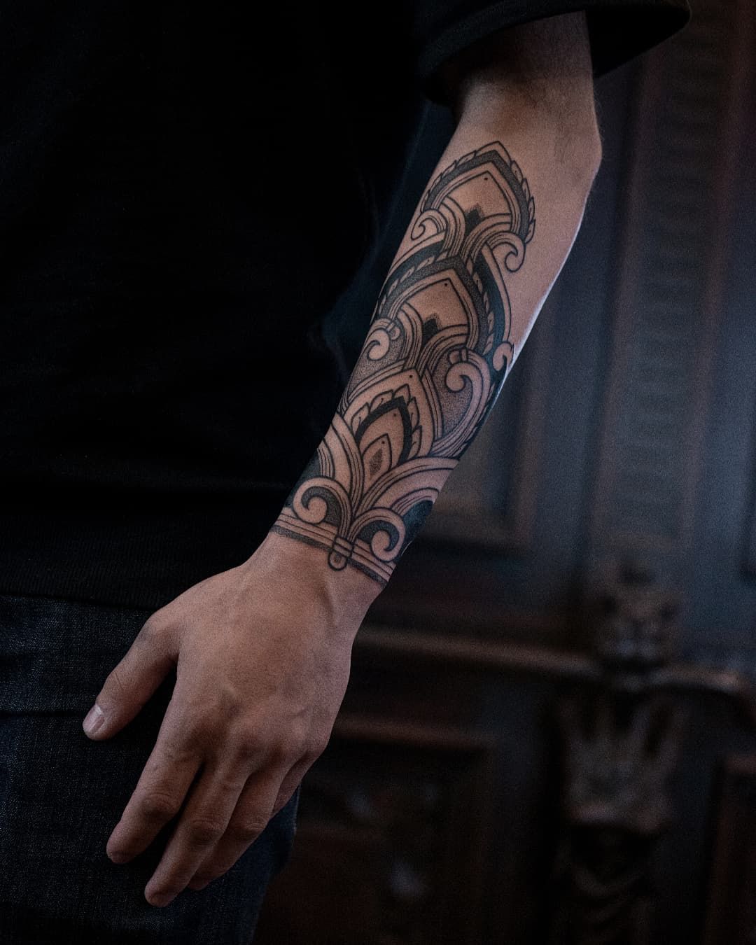 tatouage ornemental Arabesque