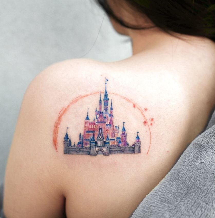 Tatouage Château De Disney 