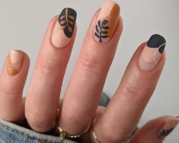 nail Art Motif Végétal