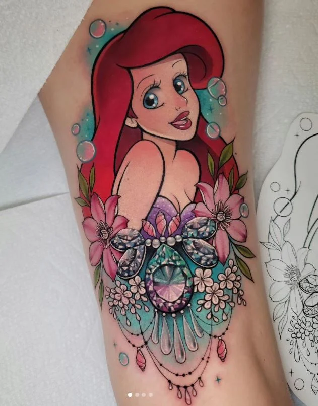 Tatouage Disney Ariel