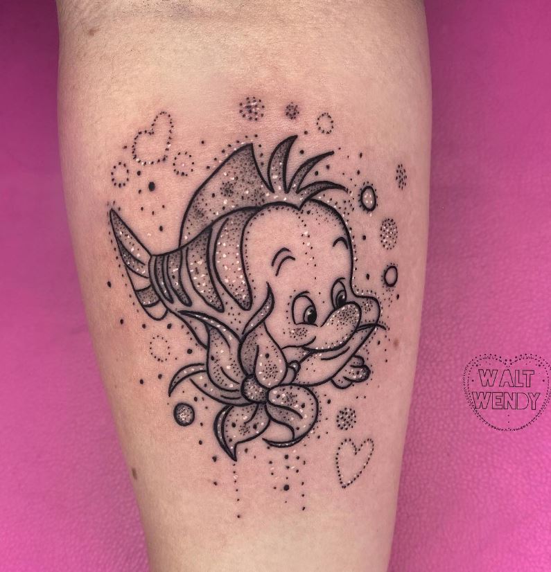 Tatouage Disney Polochon Et Fleur