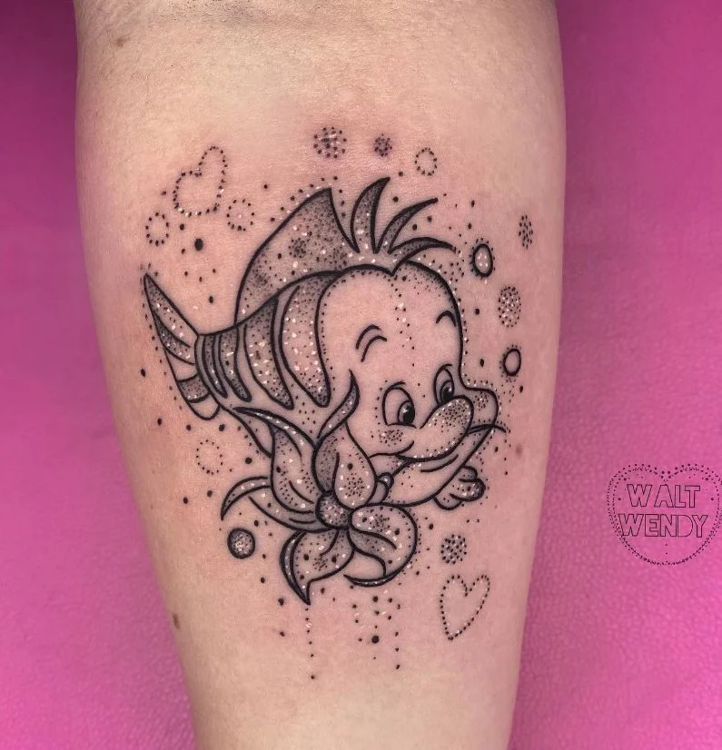 Tatouage Disney Polochon Et Fleur