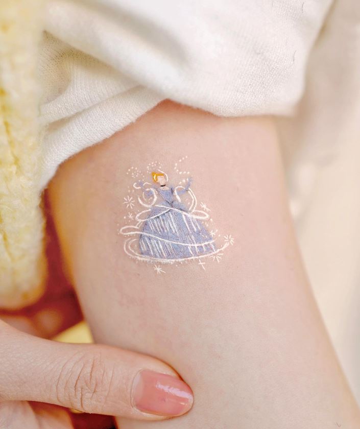 Tatouage Disney Cendrillon 