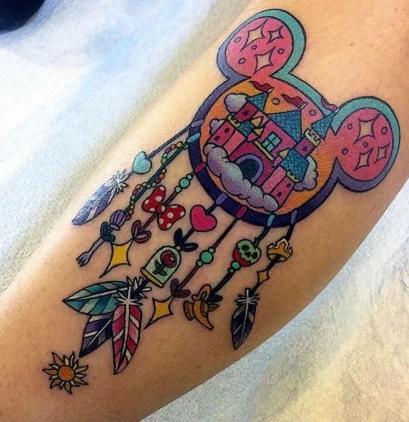 Tatouage Disney Mickey Attrape Rêve
