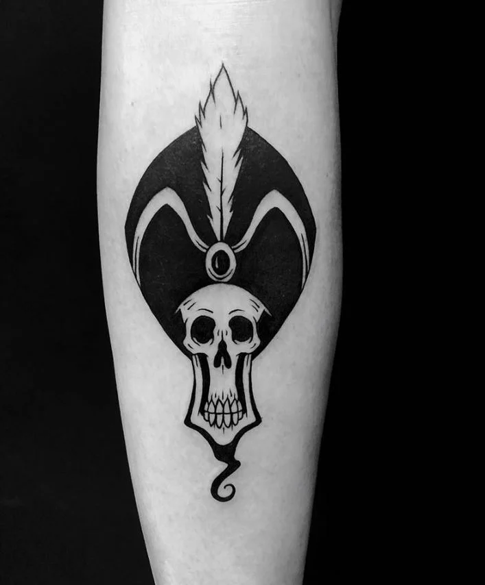 Tatouage Disney Chapeau De Jafar Et Crâne
