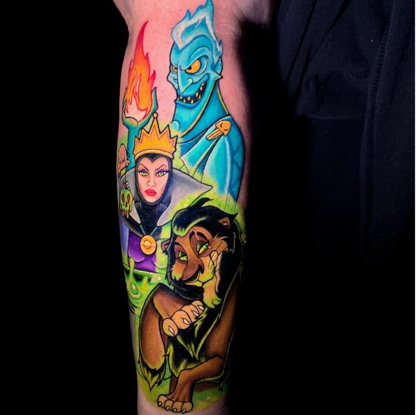 Tatouage Vilains De Disney 