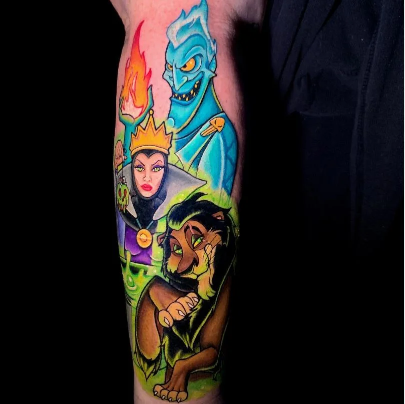 Tatouage Vilains De Disney