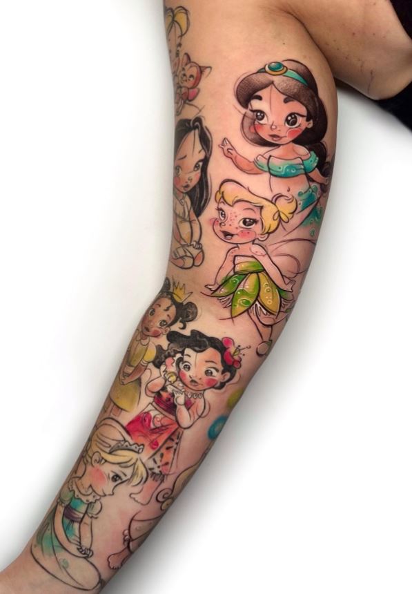 Tatouage Disney Personnages Enfants 