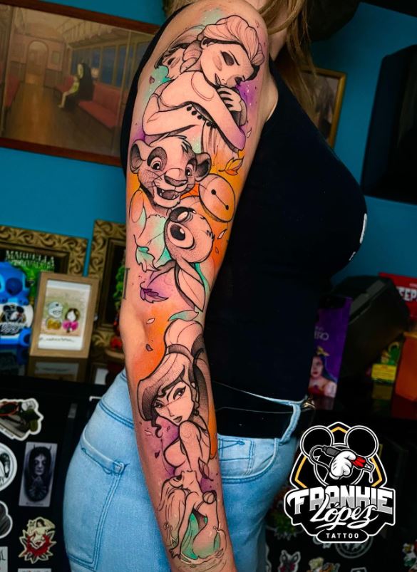 Tatouage Disney Ariel Et Compagnie 