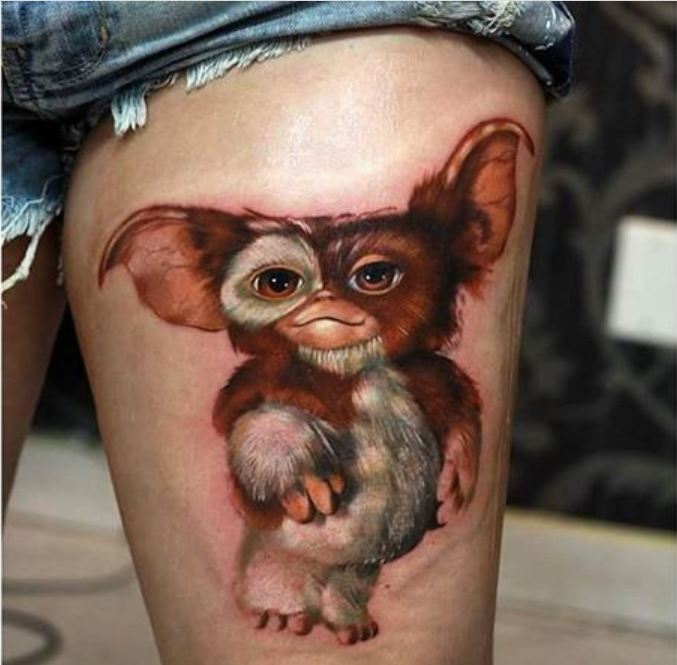 tatouage réaliste Gremlins