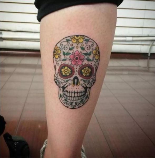 Un Sugar Skull Blanc