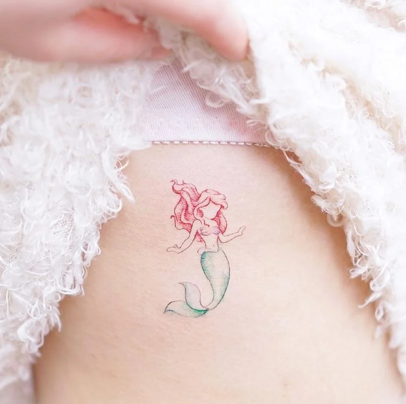 Tatouage Disney La Petite Sirène