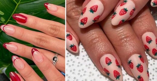 Nail Art Rouge