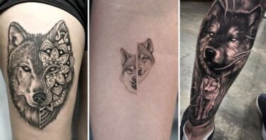 Tatouage Loup