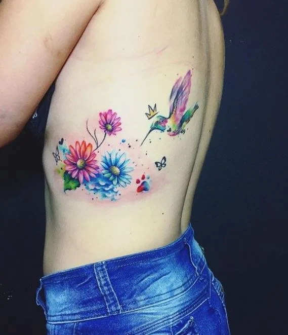 Fleurs & Colibri