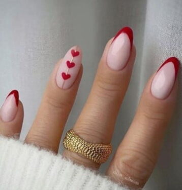Nail Art Saint Valentin
