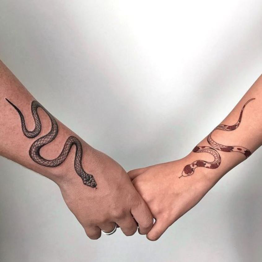 Tatouage De Serpent Pour Couple 