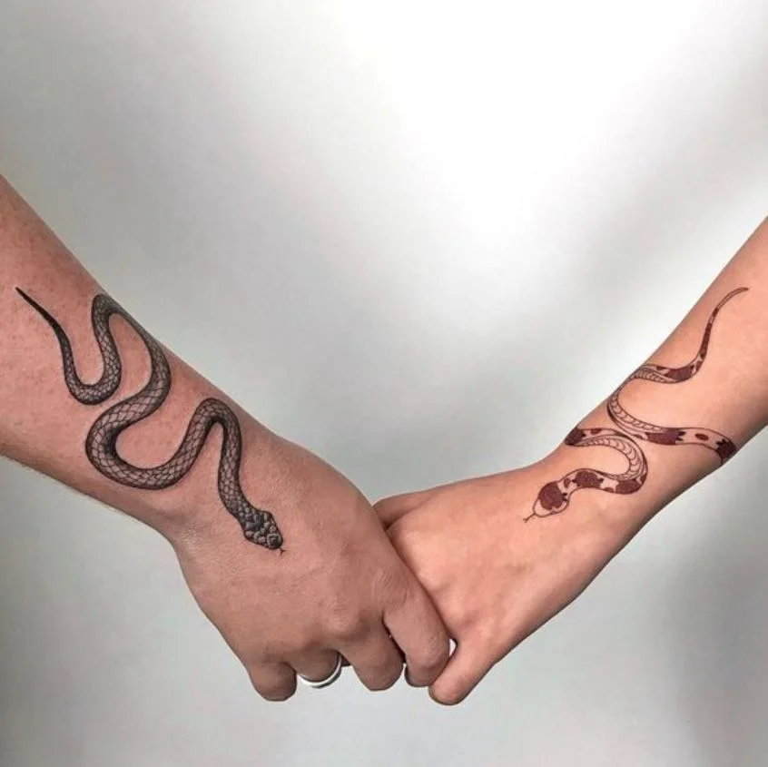 Tatouage De Serpent Pour Couple