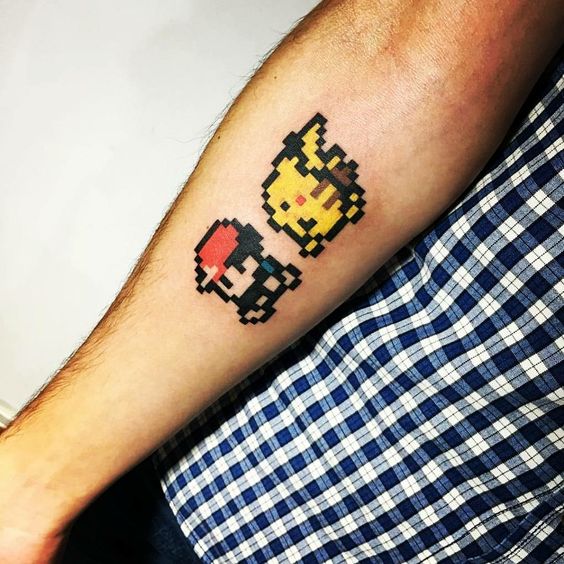 Pikatchu Et Sasha En Pixel 