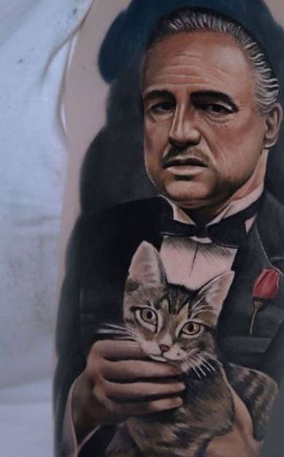 Le Parrain Et Un Chat 