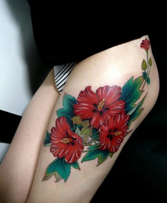 Des Fleurs Rouges