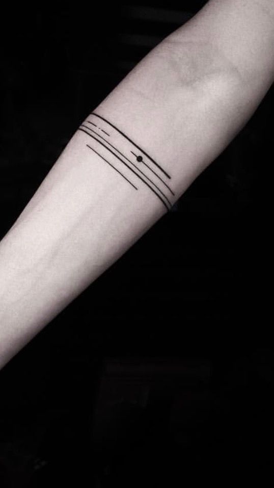 Tatouage Lignes Géométriques