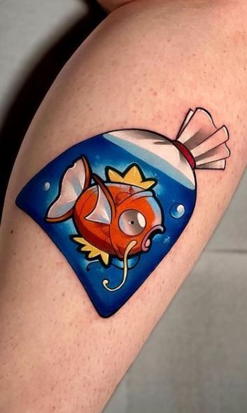 Tatouage Magicarpe New School