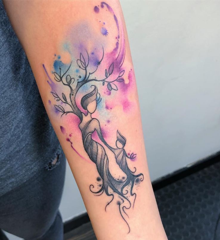 Tatouage Arbre De Vie Mère Et Fille 