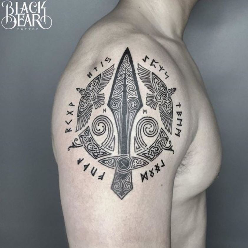 Tatouage Viking Gungnir