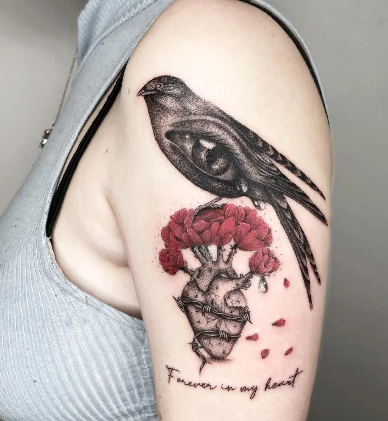 Tatouage Oiseau Femme Multi Motifs