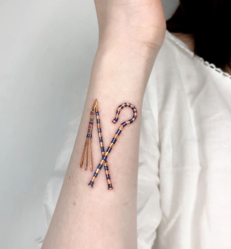 Tatouage De Sceptres égyptiens 