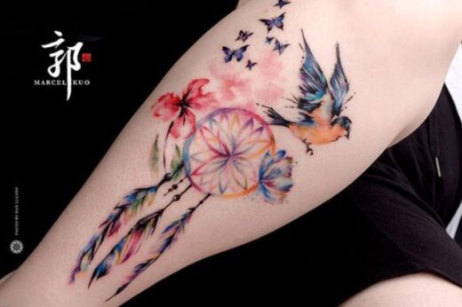 Tatouage attrape-rêve : 60 photos et idées pour l'adopter