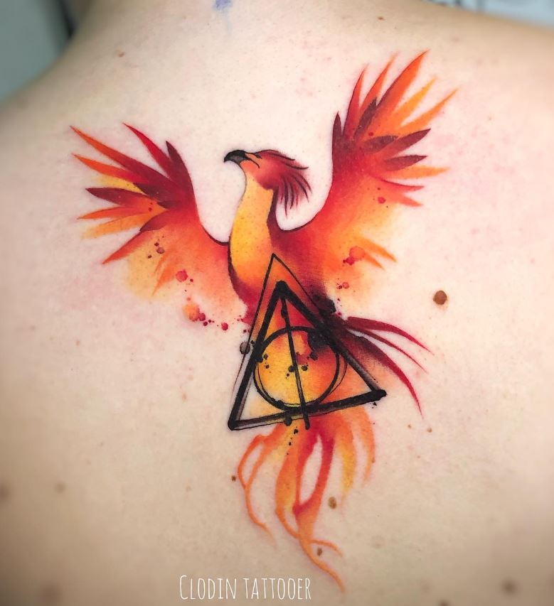 Tatouage Harry Potter Phoenix Patronus De Dumbledore