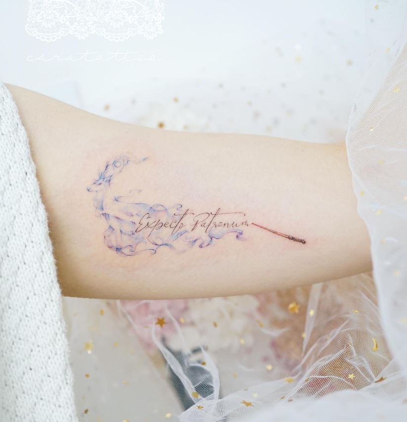 Tatouage Harry Potter Sortilège Du Patronus 