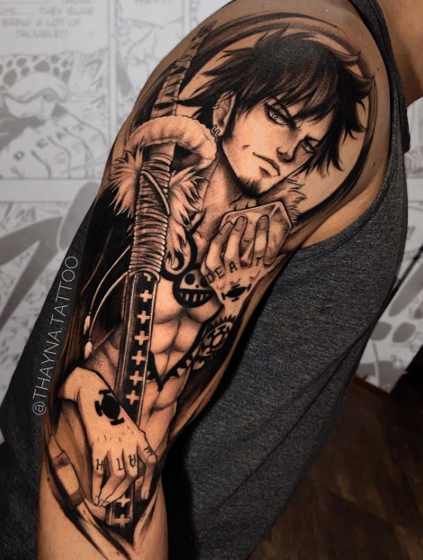 Tatouage One Piece Trafalgar Law 