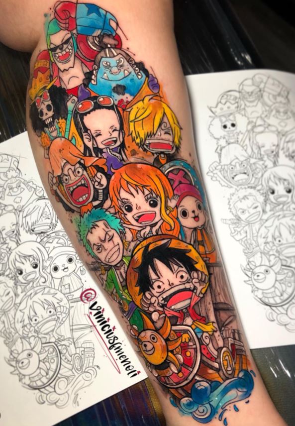 Tatouage La Bande à One Piece 