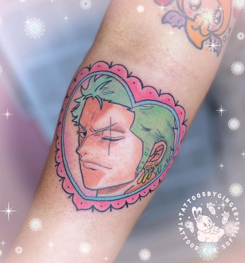 Tatouage One Piece Cœur De Zoro