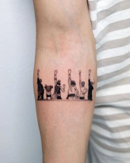 Tatouage One Piece Discret