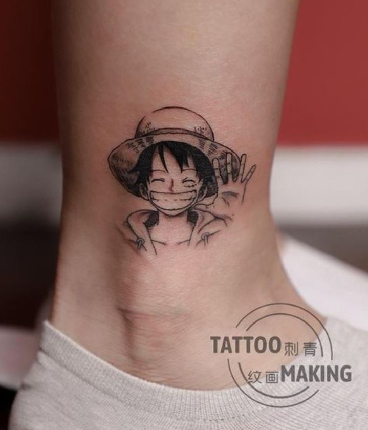 Tatouage One Piece Mini Luffy