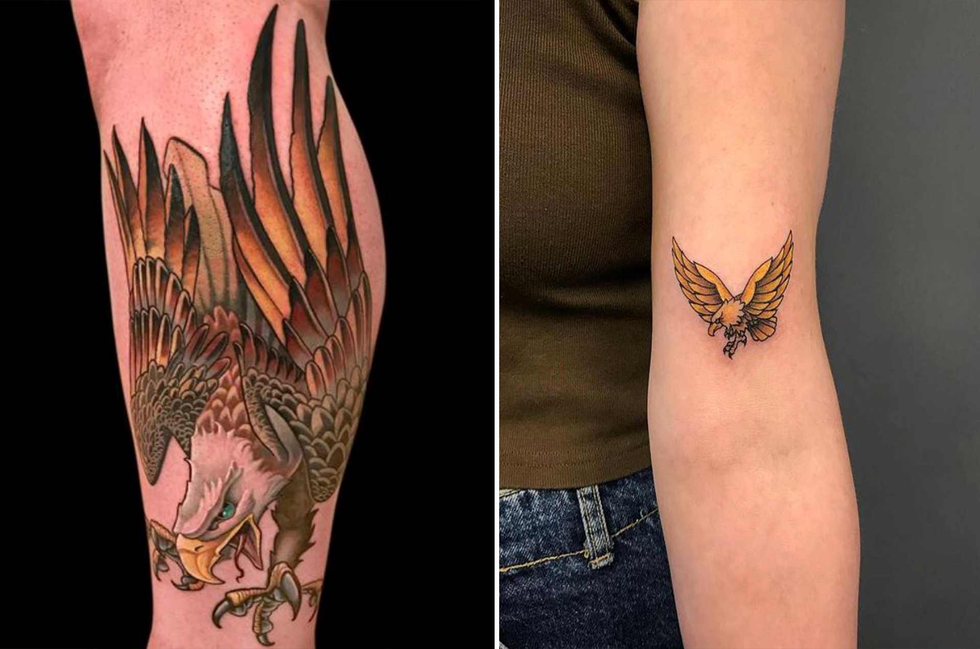 Tatouage aigle : 70 idées et photos de tattoo (2025)